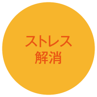カラダへの5つの効果 ストレス解消
