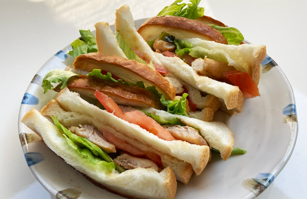 Teriyaki chicken sandwich